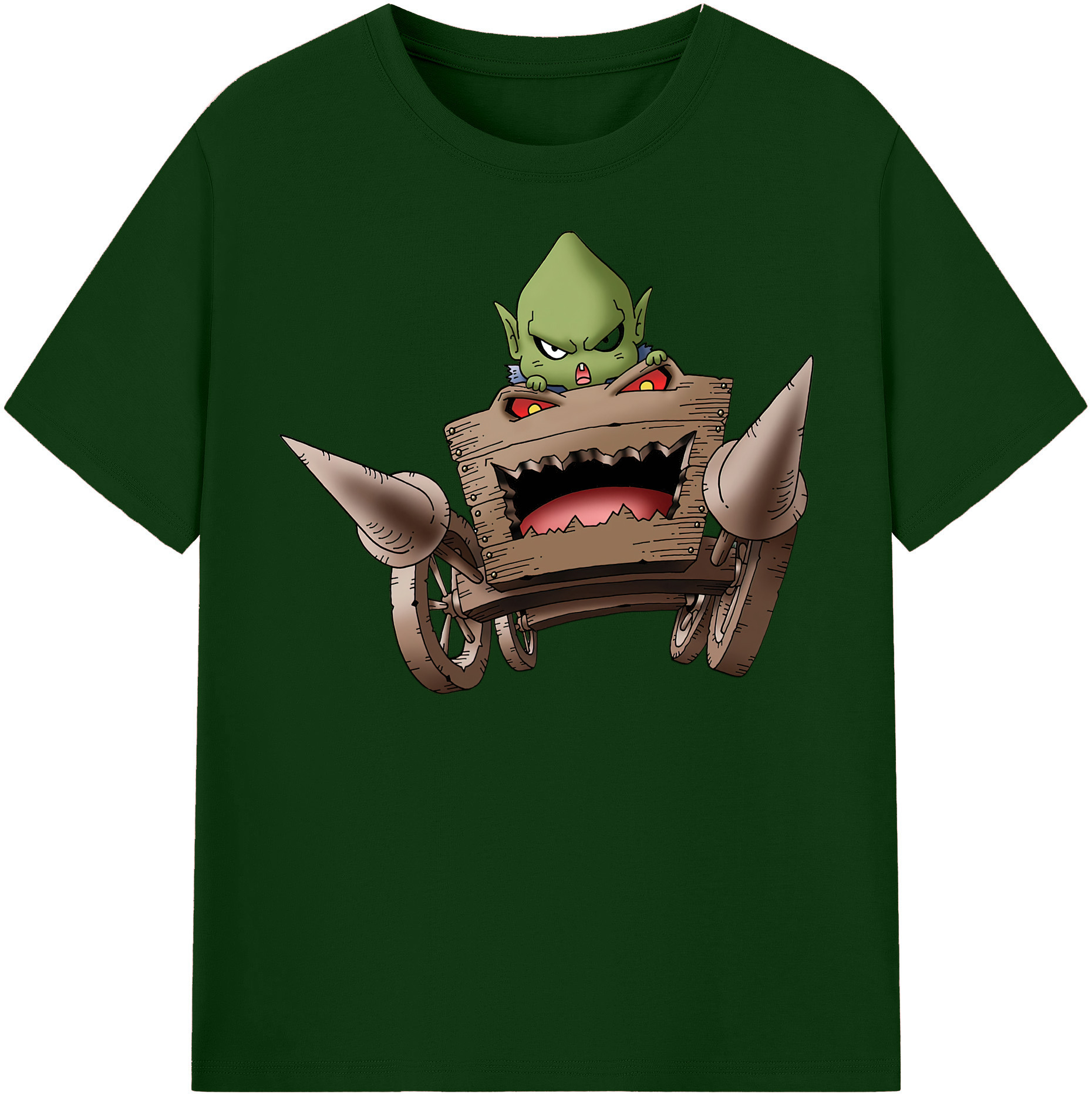 （画像用） ドラゴンクエスト Doragon Kuesuto Dragon Quest 綿100％半袖Tシャツ（フロントプリント）